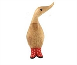 edo - and med røde gummistøvler højde 18 cm - Fransenhome